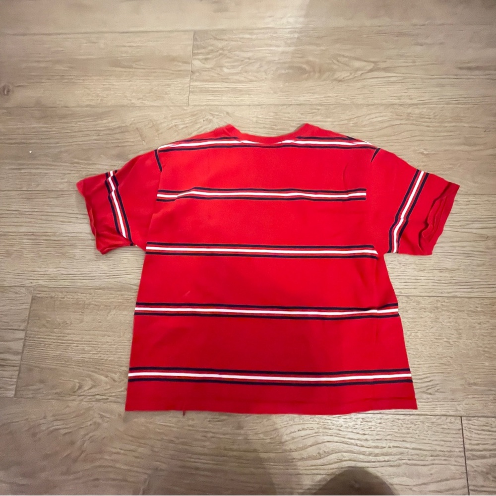 Brandy Melville Red Stripe T-Shirt - Picture 6 of 6